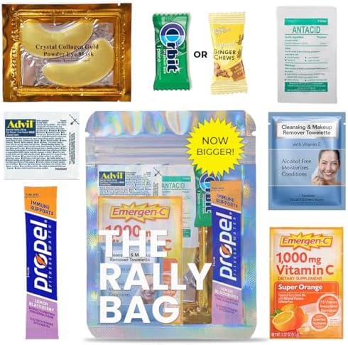 Real Vitamins The Rally Bag - 10 Pre-Filled Hangover Kits