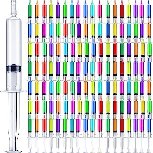 Eccliy Reusable 10ml Syringes with Caps 400 Pcs Party Favors