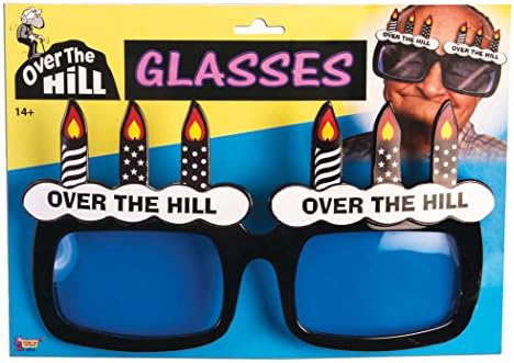 Over The Hill Birthday Glasses Frame