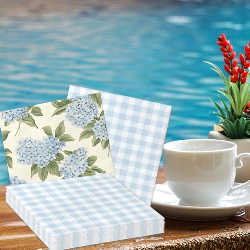 40Pcs Floral Napkins Birthday Party Decorations