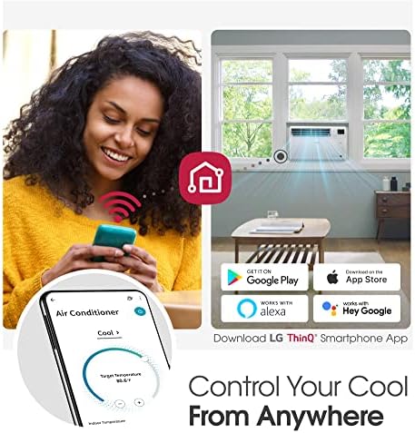 LG 10000 BTU Dual Inverter Window AC Unit with WiFi