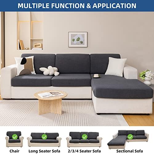 Eismodra Magic Stretch Sofa Slipcover for 3 Cushion Couch 1