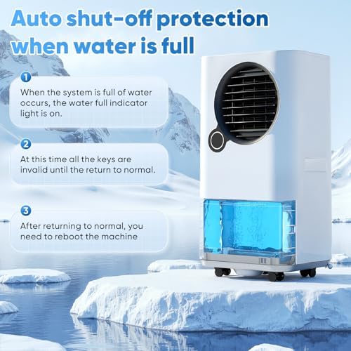 16000 BTU Smart Portable Air Conditioner with Fan and Dehumidifier