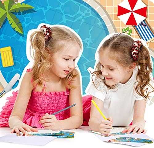 30 Pool Party Invitations with Envelopes
