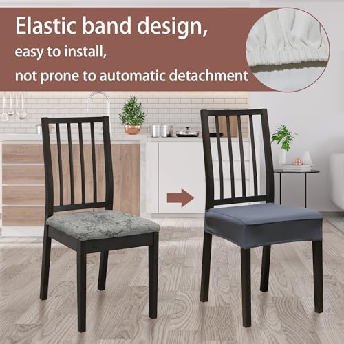 Dining Chair Covers Set of 4 with Zipper