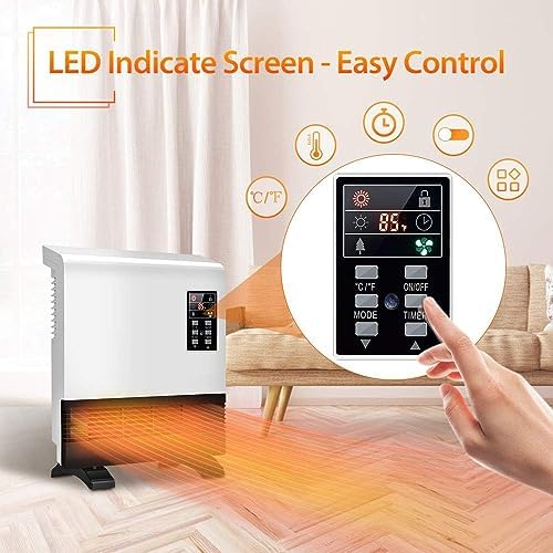 TRUSTECH 1500W Wall Mounted Space Heater with Stand
