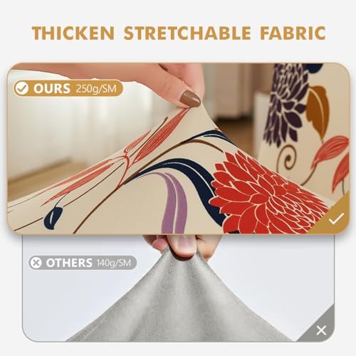 Secgo Dining Chair Covers 4 Pack Stretch Spandex Slipcovers