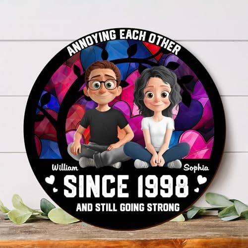 Personalized Annoying Each Other Couple Signs