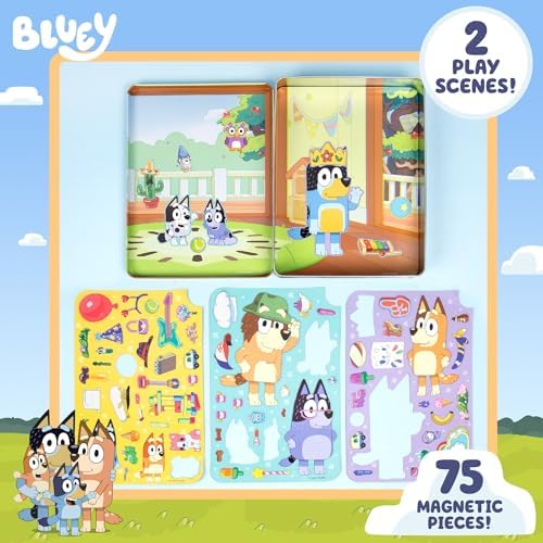 Bluey Magnetic Playset for Kids Ages 3-6 1
