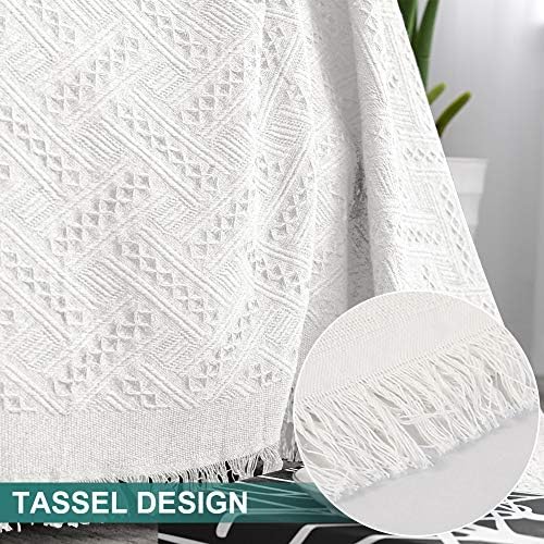 MYSKY HOME XX-Large White Sofa Slipcover