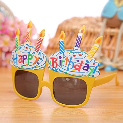 EBTOYS Happy Birthday Candle Sunglasses 4 Pack