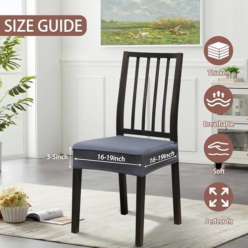 Dining Chair Covers Set of 4 with Zipper