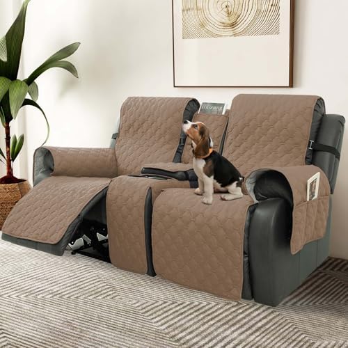Taque Waterproof Loveseat Recliner Cover with Center Console
