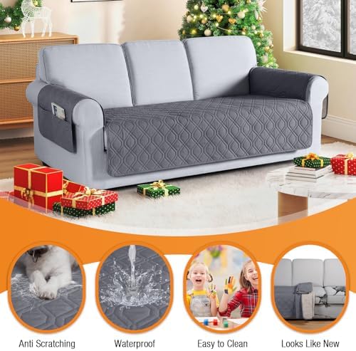 Vansofy Waterproof Sofa Slipcover for Dogs and Pets 1