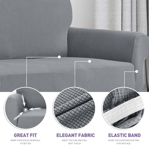 ZNSAYOTX Super Stretch Couch Cover for Living Room