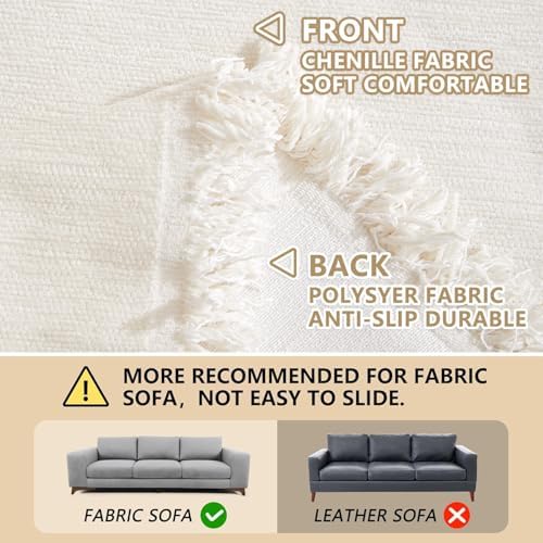 MEETSKY L-Shaped Sofa Cover 91 x 134 Pet Friendly