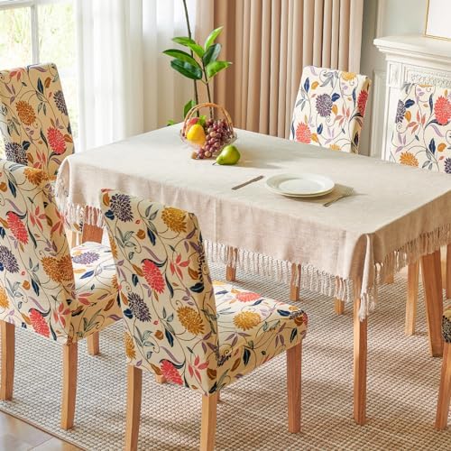 Secgo Dining Chair Covers 4 Pack Stretch Spandex Slipcovers