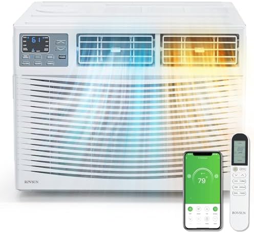 ROVSUN 8000 BTU Window AC with Heat and Smart Control