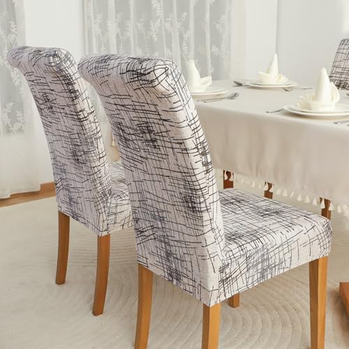 FORCHEER Chair Covers Set of 4 Beige