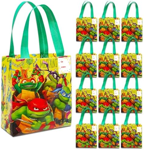 Teenage Mutant Ninja Turtles Party Favor Bags Set 12 Pack
