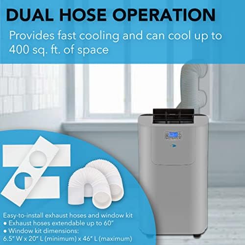 Whynter 12000 BTU Portable AC with Dual Hose and Dehumidifier