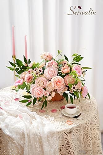 Serwalin Artificial Flowers Home Decorations