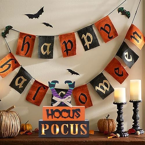 Halloween Decorations Indoor LED Hocus Pocus Sign