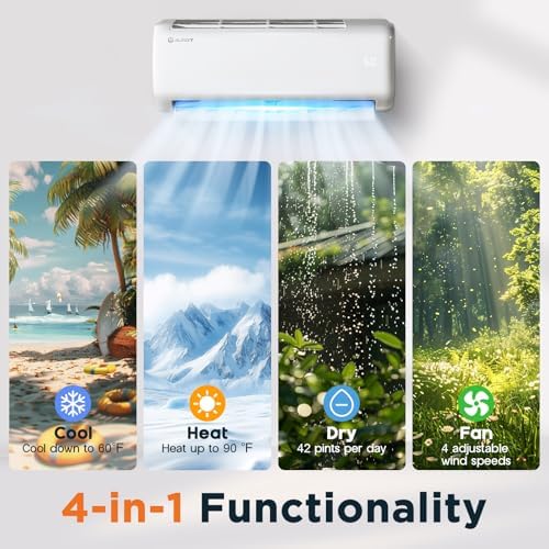 Albott 12000 BTU Mini Split AC with Wi-Fi and Voice Control