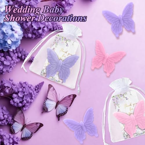 Dunzy Butterfly Theme Baby Shower Favors 50 Set