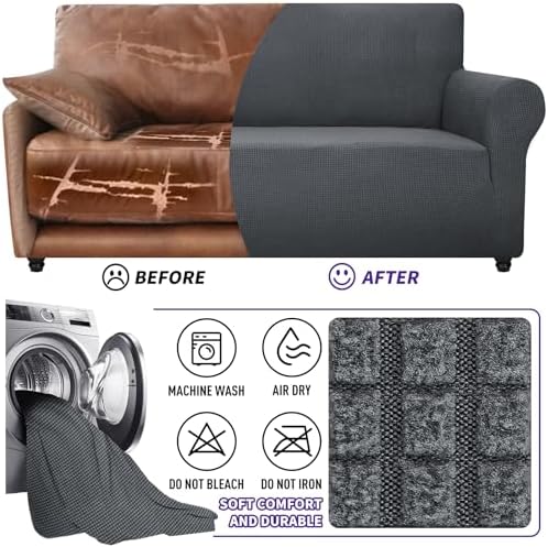 ZNSAYOTX Super Stretch Chair Slipcover for Sofa and Armchair