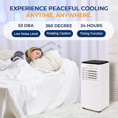 SereneLife 8000 BTU Portable Air Conditioner 3-in-1