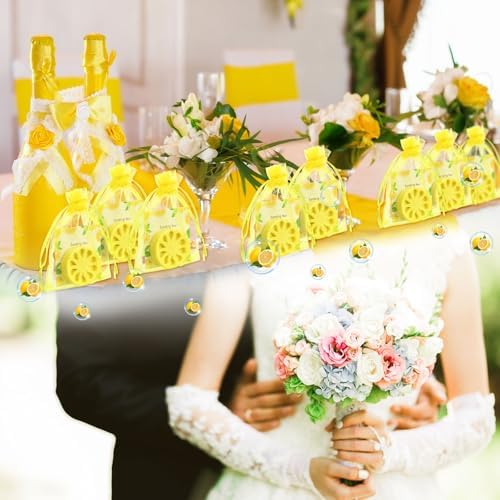 50 Piece Lemon Shaped Soap Favors Set