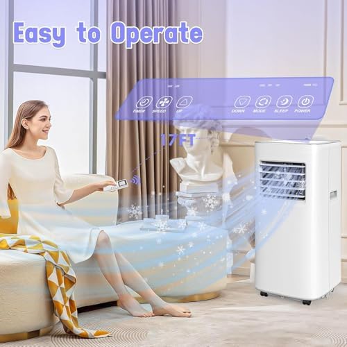 Sprbar 8500BTU Portable AC 3-in-1 with Fan and Dehumidifier 1