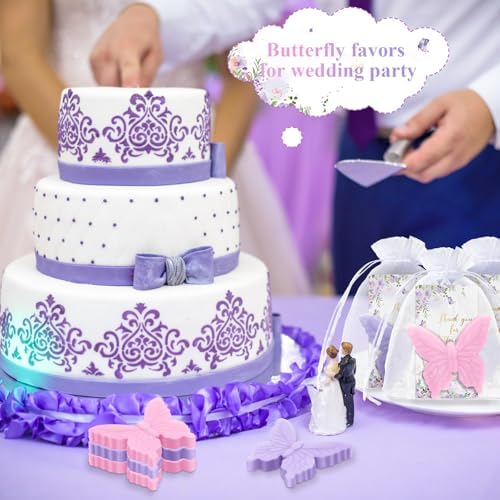 Dunzy Butterfly Theme Baby Shower Favors 50 Set