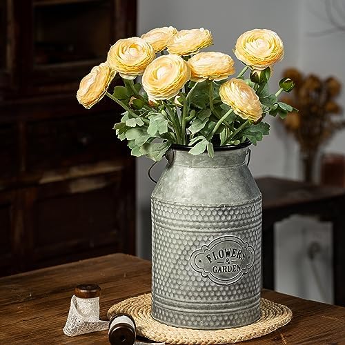 Artificial Ranunculus Flowers with Real Touch Stem