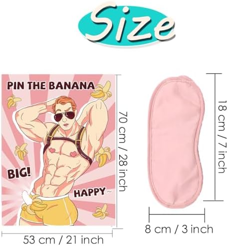 Roscid Banana Pin Game for Bridal Shower 24 Players