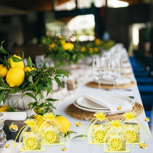 50 Piece Lemon Shaped Soap Favors Set