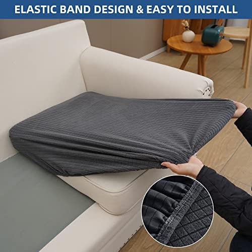 Eismodra Magic Stretch Sofa Slipcover for 3 Cushion Couch 1
