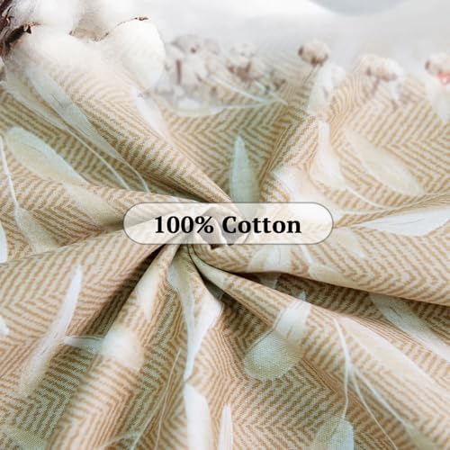 ZonLi Queen Futon Mattress Cover Soft and Breathable Zippered Beige