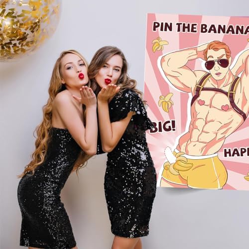 Roscid Banana Pin Game for Bridal Shower 24 Players