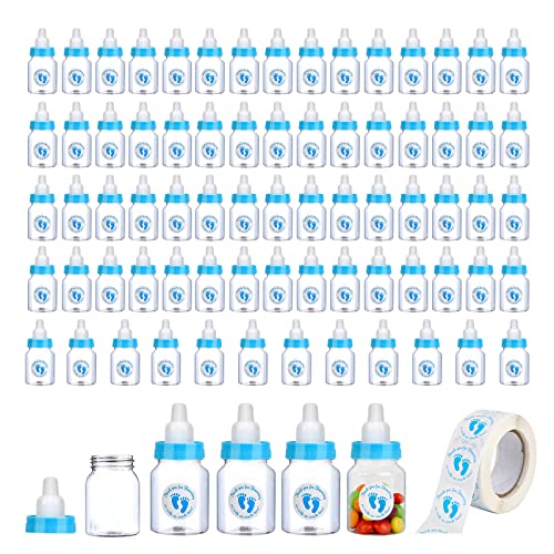 72 Mini Baby Shower Milk Bottles Party Favors