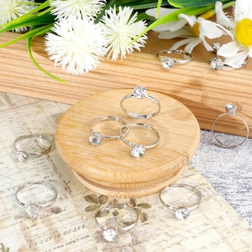 MystiCharm 72 Pcs Fake Wedding Rings Set 1