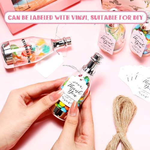 Gerrii 60 Pcs Silver Champagne Bottle Party Favor Set 1