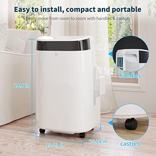 Jojoka 10000 BTU Portable AC with Remote Control 1