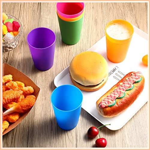 60 Piece Plastic Cups Set for Kids and Adults