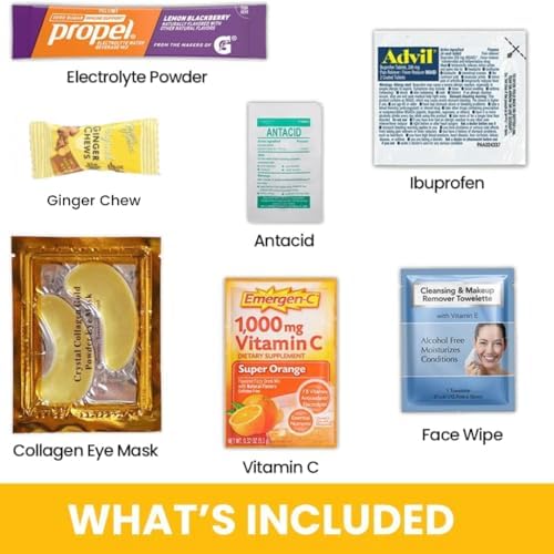 Real Vitamins The Rally Bag - 10 Pre-Filled Hangover Kits