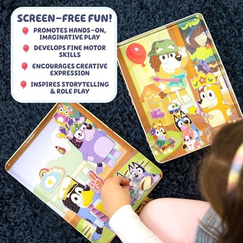 Bluey Magnetic Playset for Kids Ages 3-6 1
