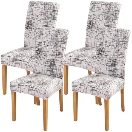 FORCHEER Chair Covers Set of 4 Beige