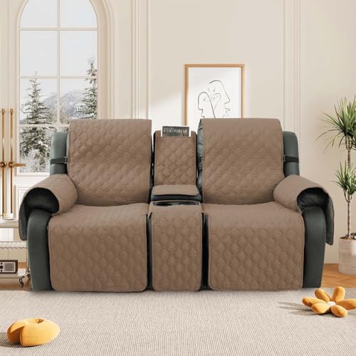 Taque Waterproof Loveseat Recliner Cover with Center Console