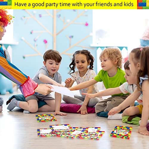 Nezyo 30 Pack Birthday Party Invitations with Envelopes